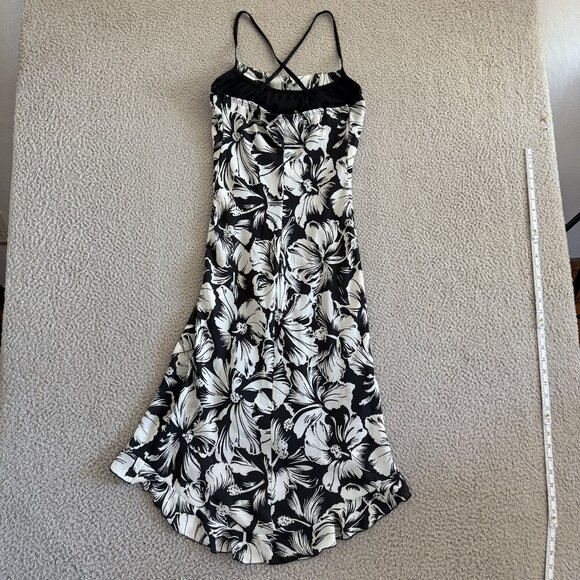 Speechless Dress Floral Midi Criss Cross Strappy New Made in USA - Picture 14 of 14